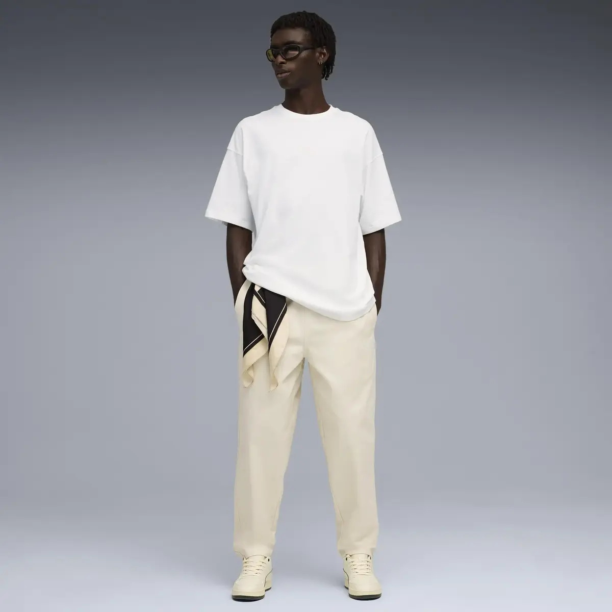 Puma PL Lifestyle Pants Krem Erkek Eşofman Altı