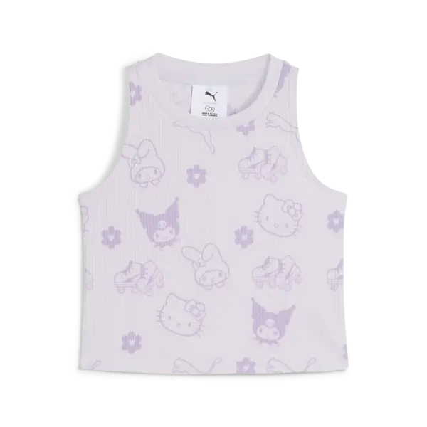 Puma X HK&FR Ribbed Tank Top Mor Kız Çocuk T-Shirt