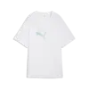 Puma EVOSTRIPE Graphic Tee Beyaz Kadın T-Shirt