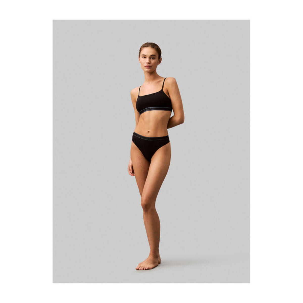 Calvin Klein THONG, UB1 Siyah Kadın Tanga