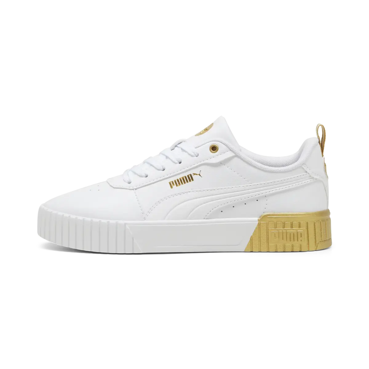 Puma Carina 2.0 Metallic Dream Beyaz Kadın Günlük Spor Ayakkabı