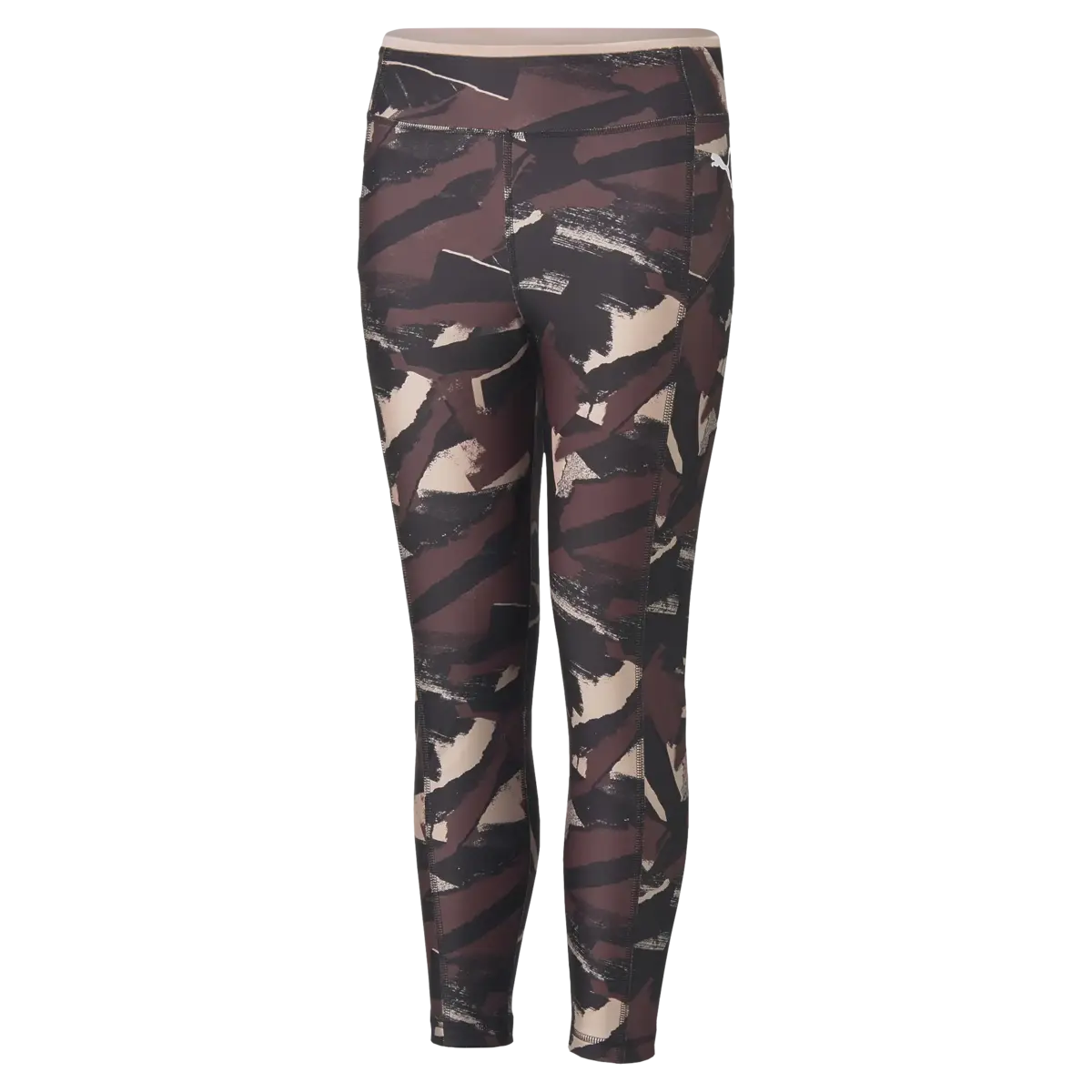 Puma Modern Sports AOP 7/8 Tights Kahverengi Kız Çocuk Tayt