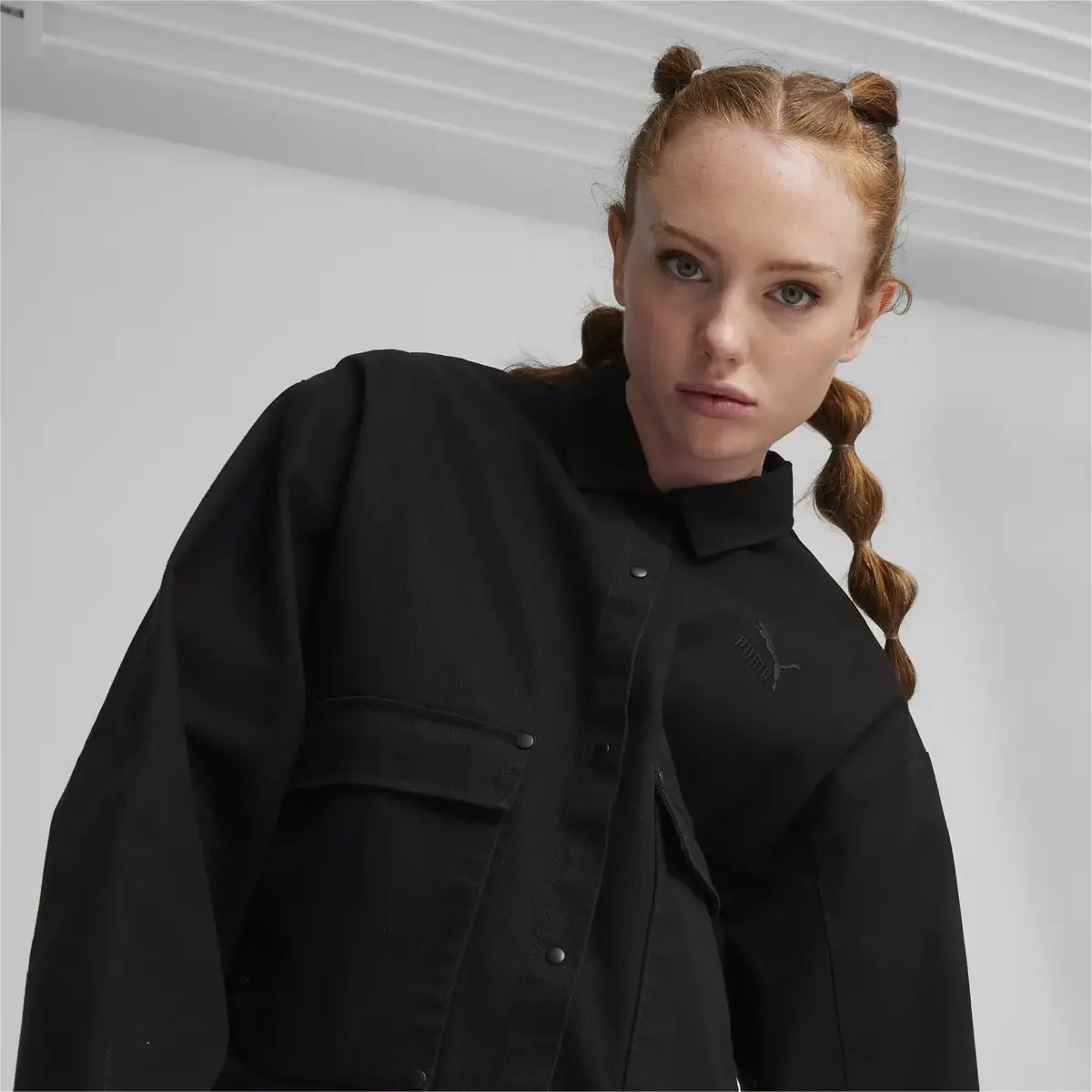 Puma Classics Shore Jacket Siyah Kadın Sweatshirt