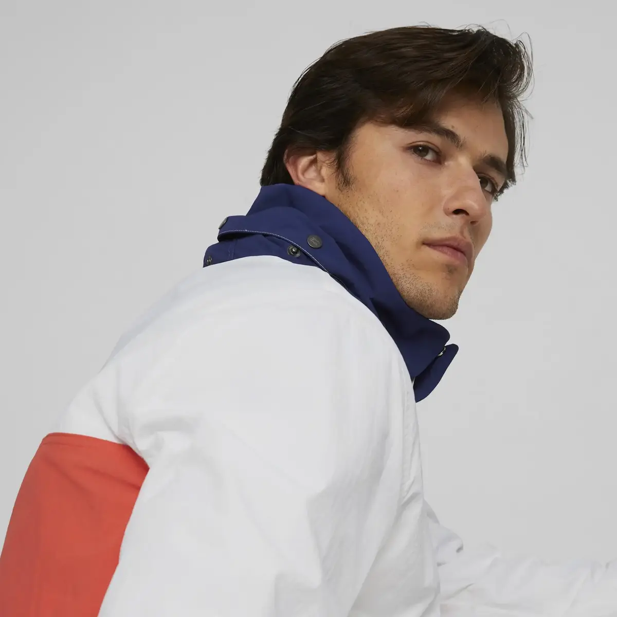 Puma Mmq Stb Lw Pop Over Jacket Erkek Fermuarlı Sweatshirt