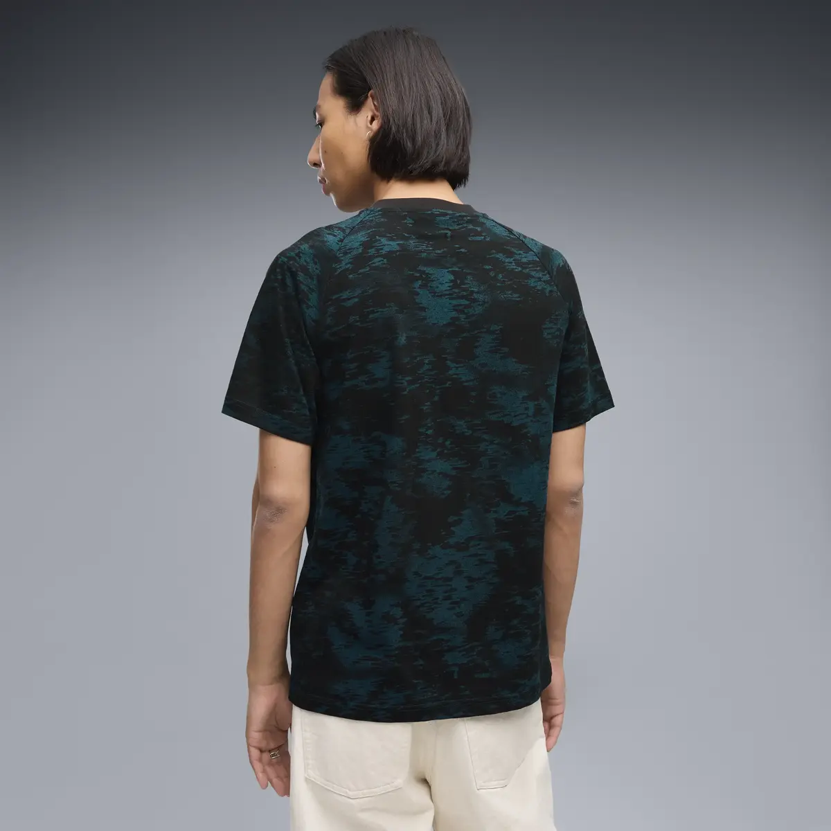 PUMA PUMA SPORT Camo Tee Yeşil Erkek T-Shirt