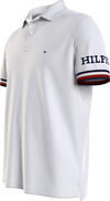 Tommy Hilfiger MONOTYPE GS CUFF SLI Erkek Beyaz Polo T-Shirt