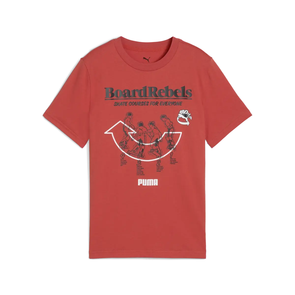 Puma MID90S Graphic Tee I Kırmızı Unisex T-Shirt & Polo