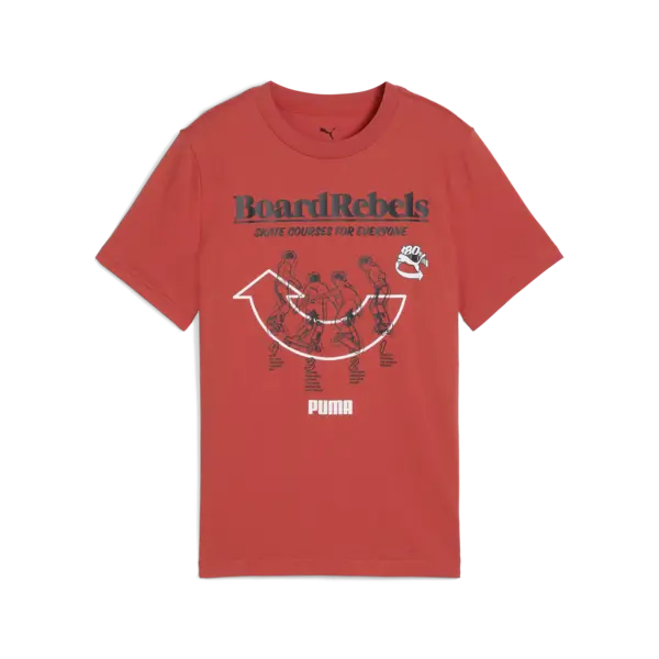 Puma MID90S Graphic Tee I Kırmızı Unisex T-Shirt & Polo