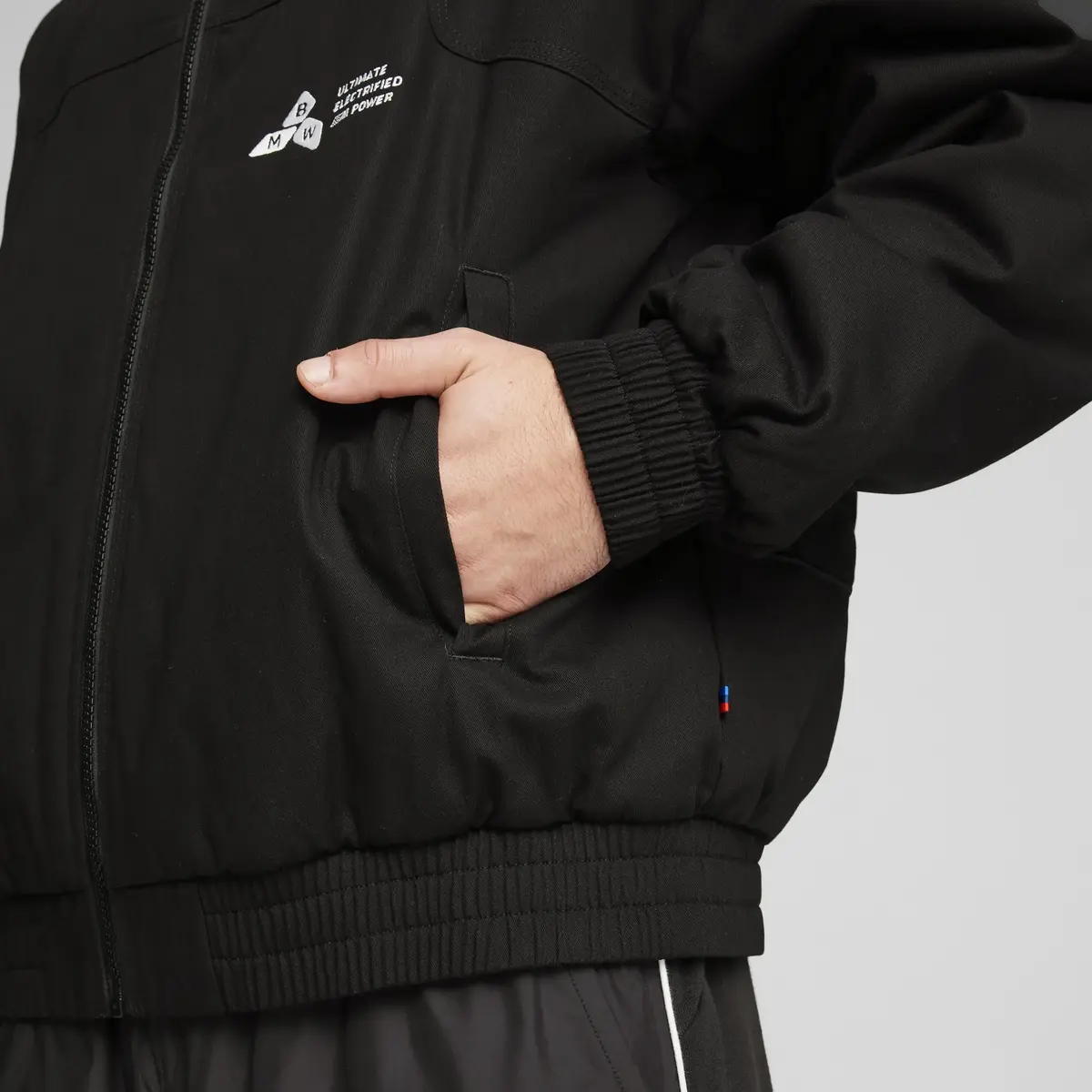 Puma BMW MMS STATEMENT JACKET Siyah Erkek Fermuarlı Ceket