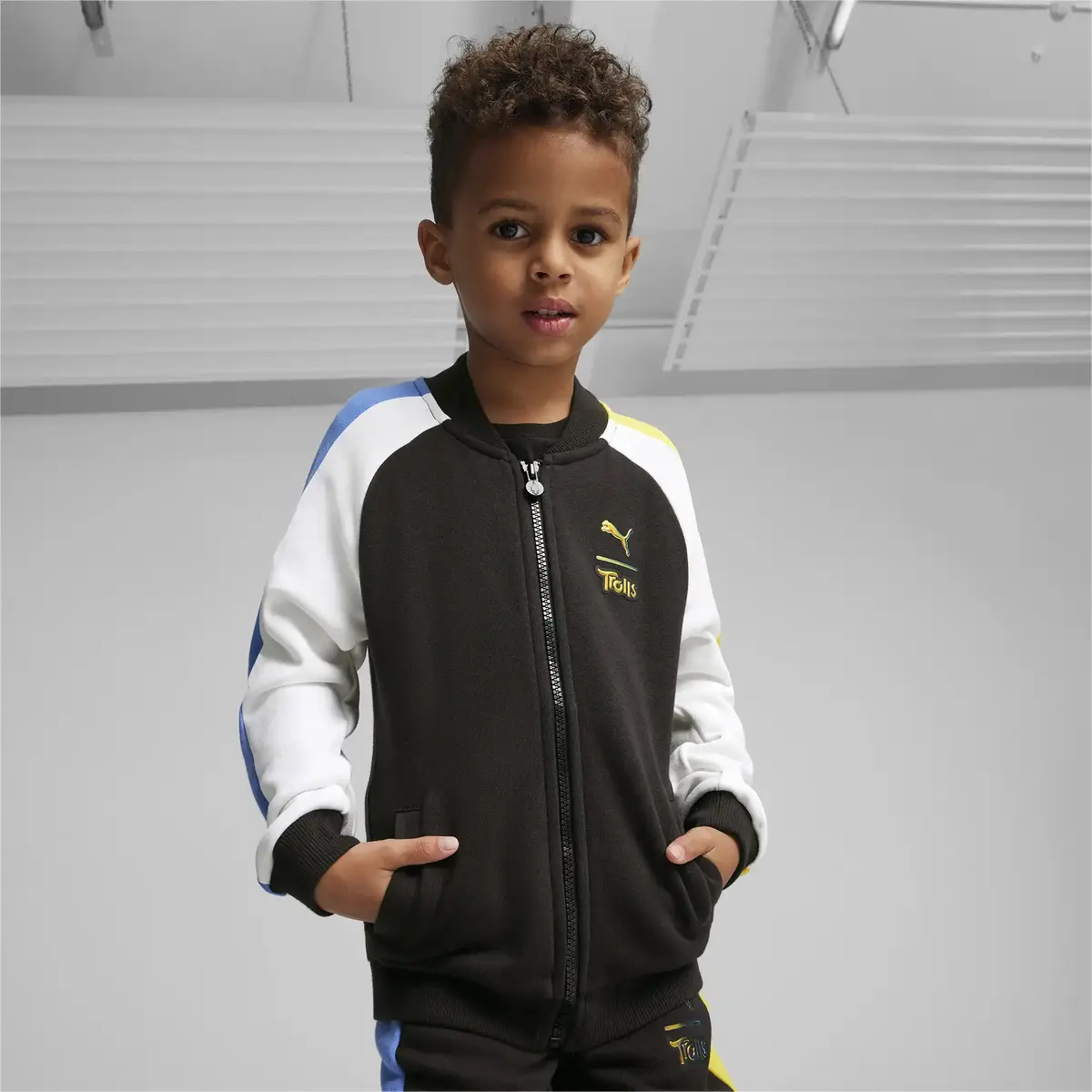 Puma X TROLLS T7 Track Jacket TR Siyah Unisex Sweatshirt