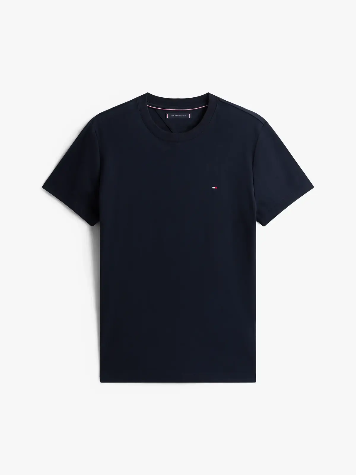 Tommy Hilfiger LUXURY INTERLOCK TEE, DW5 Siyah Erkek T-Shirt & Polo