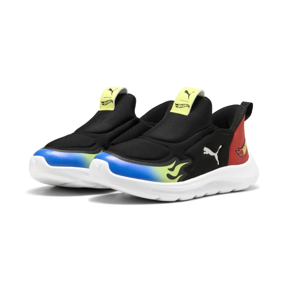 Puma PumaFnRacr2SLIPTECH HtWhlsPS Siyah Çocuk Spor Ayakkabı