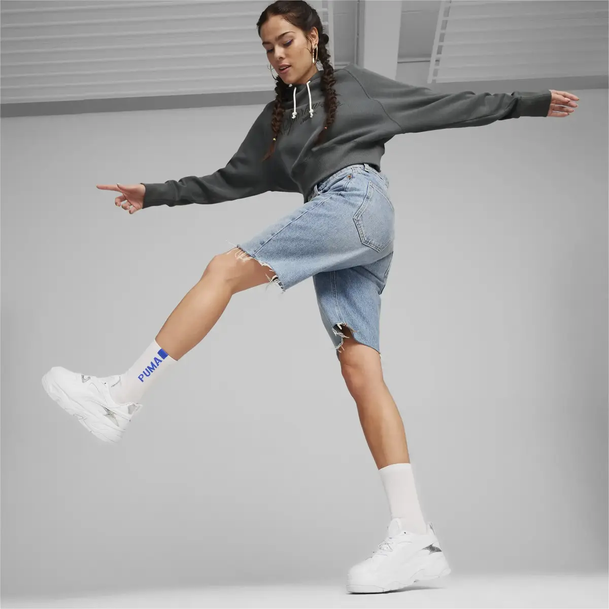 Puma BLSTR Glam Wns Beyaz Kadın Günlük Spor Ayakkabı