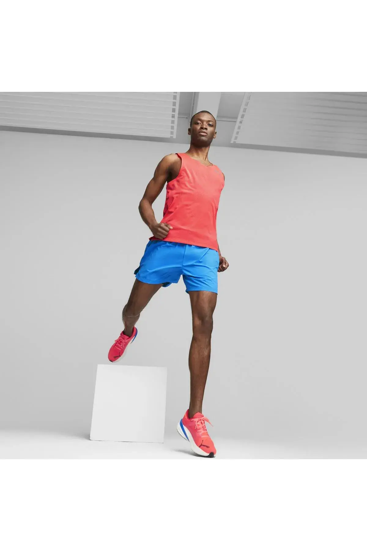 Puma Run Ultraweave 2IN1 Short Mavi Erkek Şort