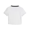 PUMA ESS Ribbed Baby Tee Beyaz Kadın T-Shirt