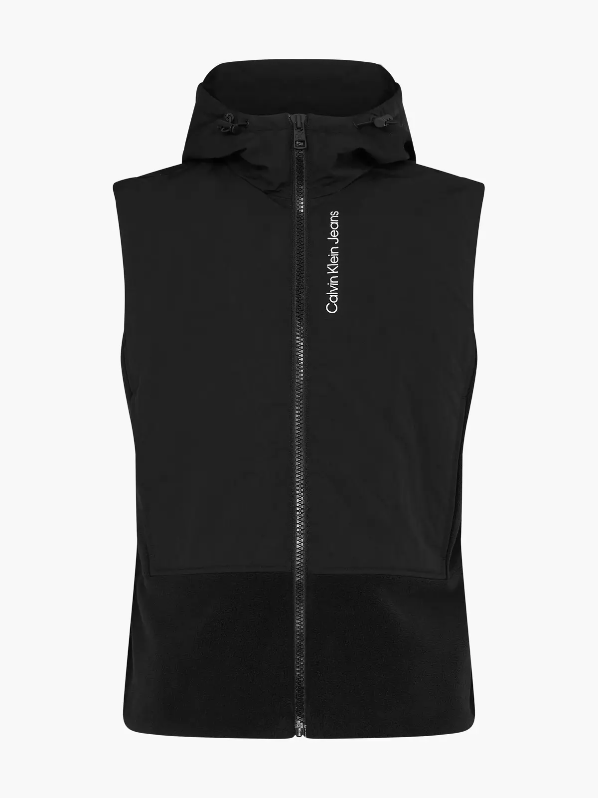 Calvin Klein SUBTLE BLOCKING HOOD Erkek Siyah Yelek