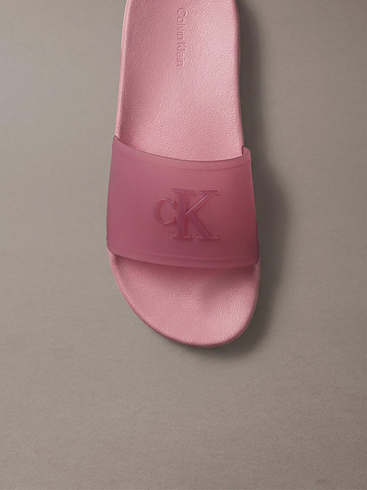 Calvin Klein ESS SLIDE TPU, VCE, 36 Kadın Pembe Plaj Terliği