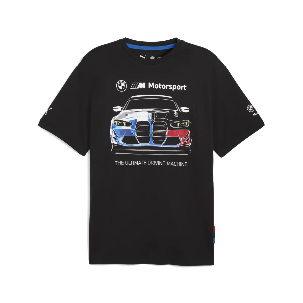 Puma BMW MMS BOLD GRAPHIC TEE Siyah Erkek T-Shirt