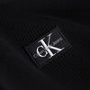 Calvin Klein BADGE ROLL NECK SWEA Kadın Siyah Elbise