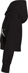 Calvin Klein MONOGRAM OFF PLACED Kadın Siyah Hoodie