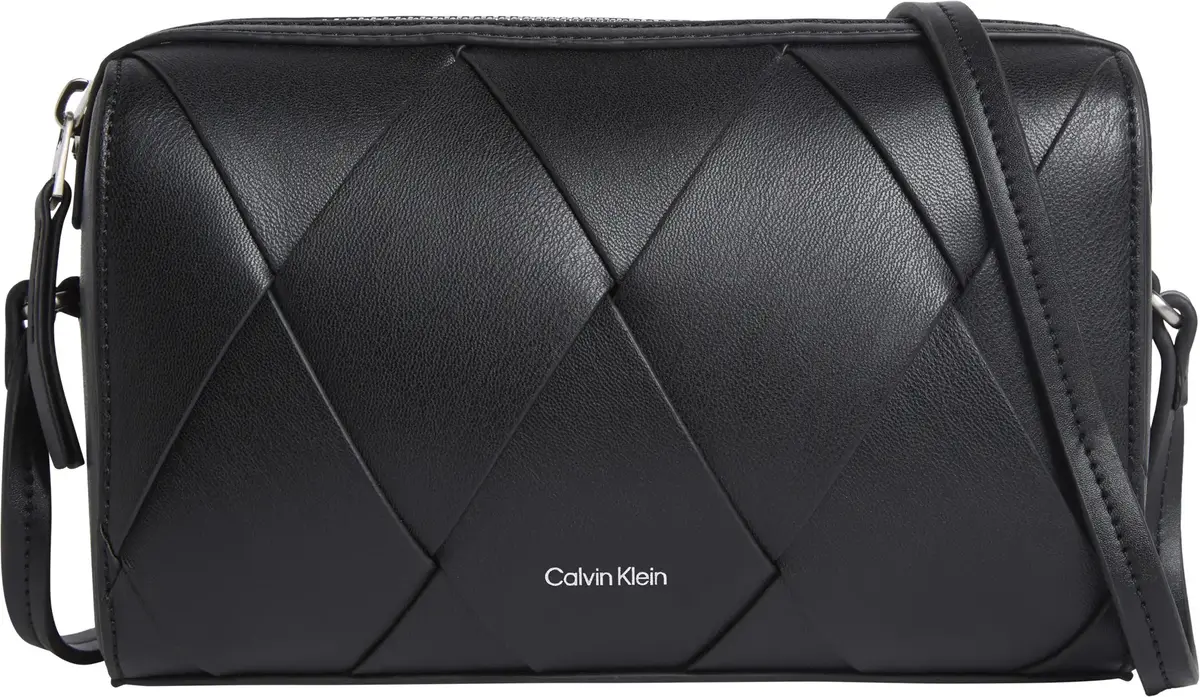 Calvin Klein CK WOVEN CAMERA BAG, BEH Siyah Kadın Çanta