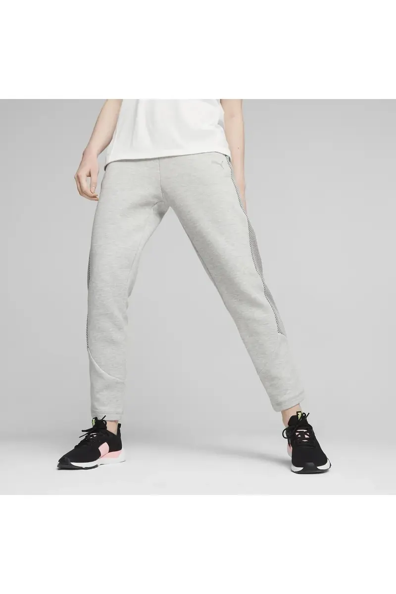 Puma EVOSTRIPE High-Waist Pants Açık Gri Kadın Eşofman Altı