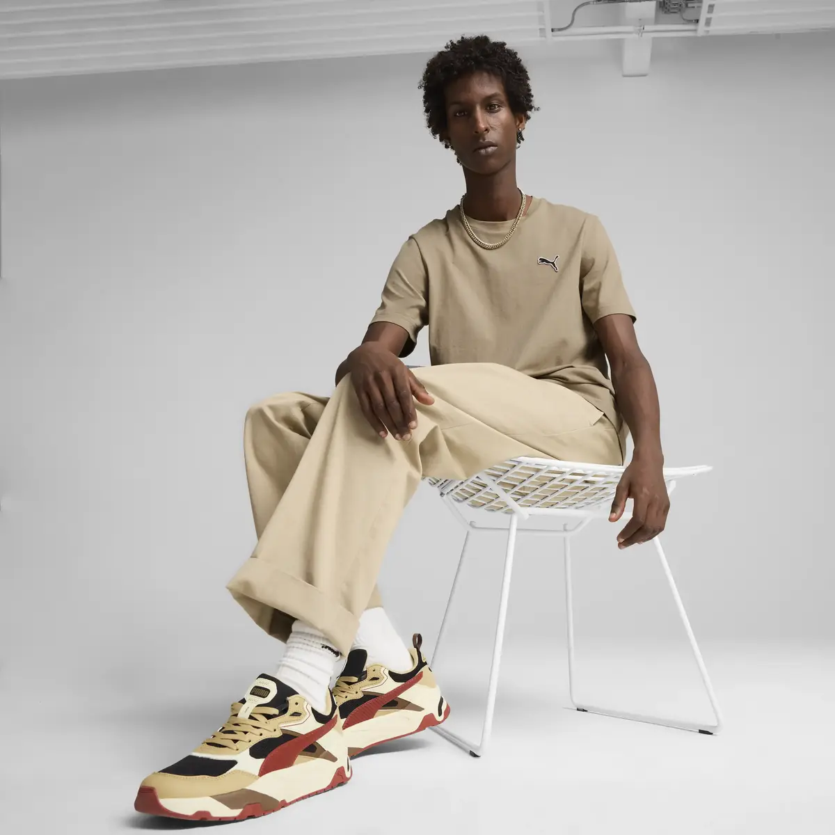 Puma BETTER ESSENTIALS Tee Bej Erkek T-Shirt & Polo