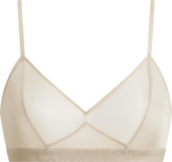 Calvin Klein UNLINED BRALETTE Kadın Bej Bralet