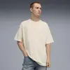 Puma PL Lifestyle Tee Krem Erkek T-Shirt