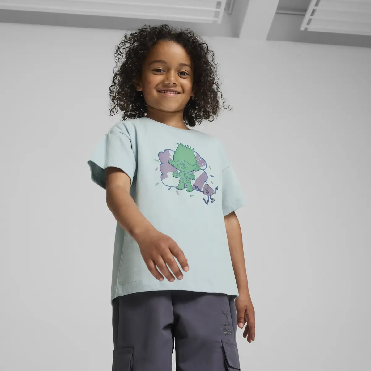 Puma X TROLLS Graphic Tee Mavi Erkek T-Shirt & Polo