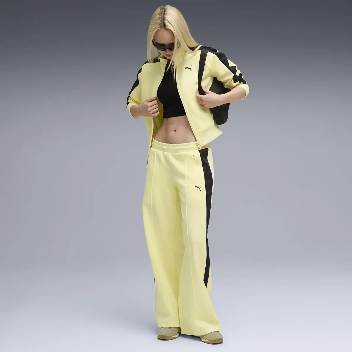 Puma T7 ALWAYS ON Track Jacket Sarı Kadın Ceket