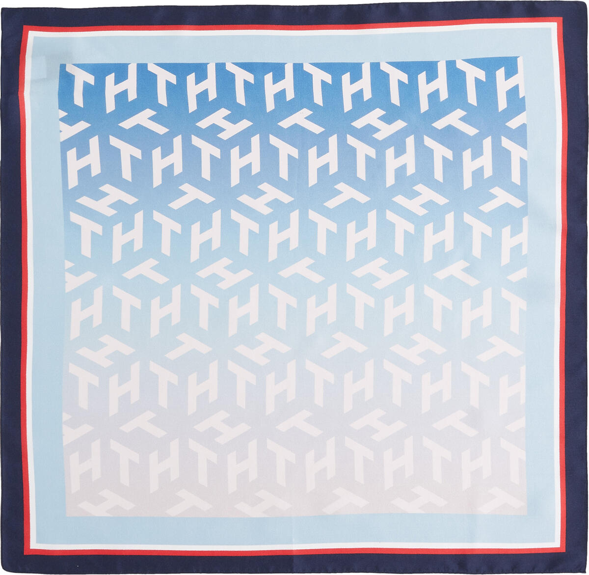 Tommy Hilfiger ICONIC POP SILK BAND Kadın Mavi Eşarp