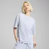 Puma WARDROBE ESS Oversized Tee Mavi Kadın T-Shirt