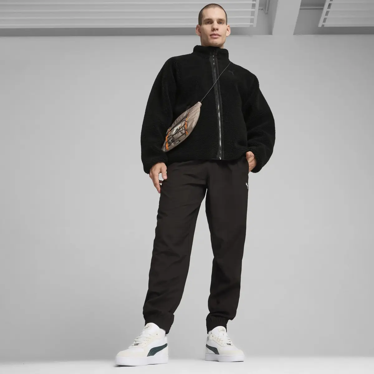 Puma Reversible Sherpa Jacket Siyah Erkek Şişme Mont