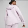 Puma EVOSTRIPE FZ Hoodie Lila Kadın Sweatshirt
