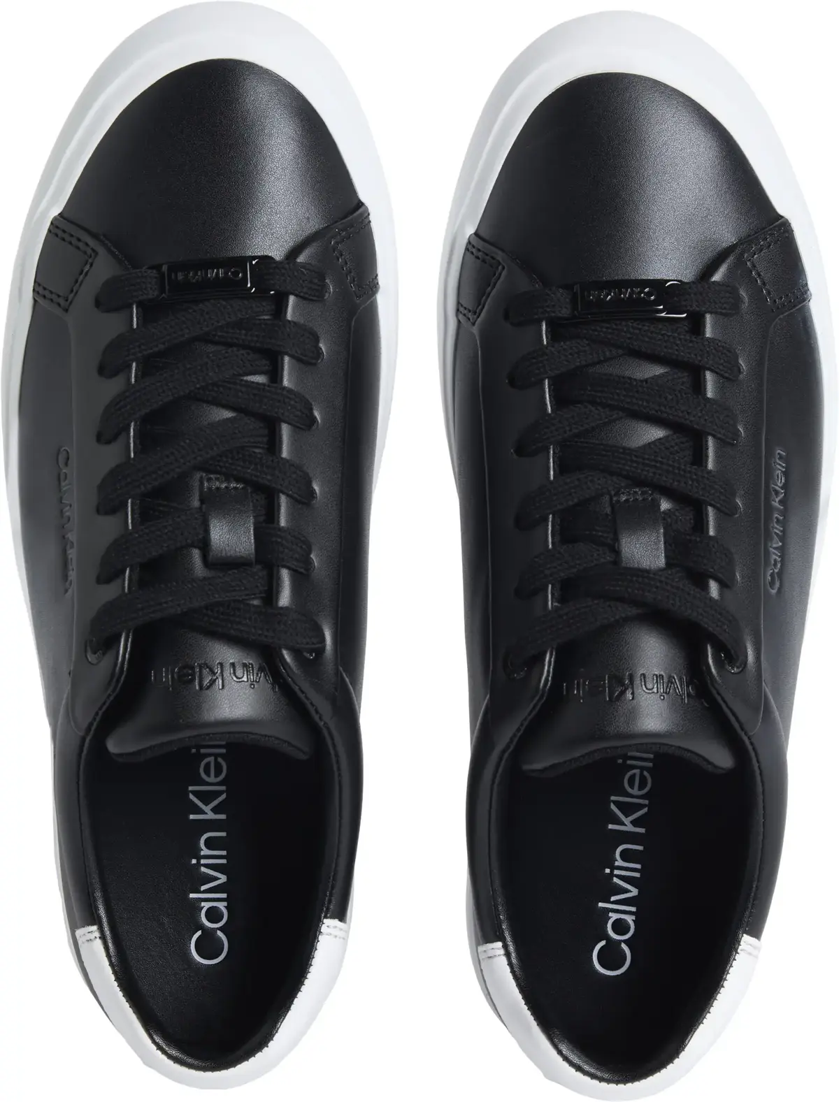 Calvin Klein VULC LACE UP, 0GJ Siyah Kadın Spor Ayakkabı & Sneaker