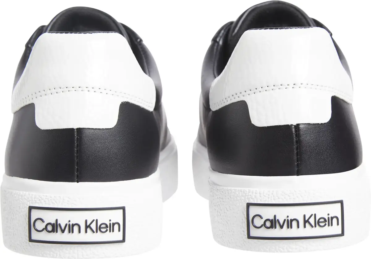 Calvin Klein VULC LACE UP TEXTURE, 0GS Siyah Kadın Spor Ayakkabı & Sneaker