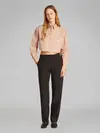 Calvin Klein WOVEN LABEL CROPPED, TGW Pembe Kadın Gömlek