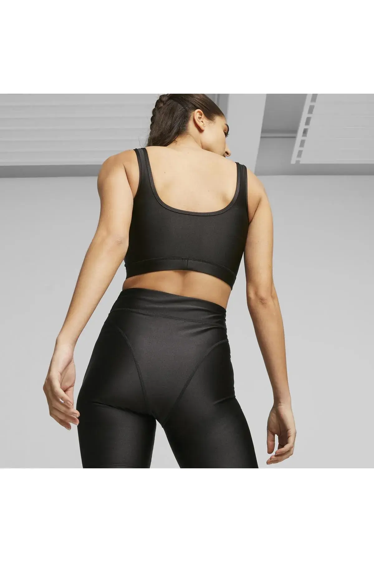 Puma DARE TO Crop Top Siyah Kadın T-Shirt