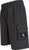 Calvin Klein BADGE JOGGER CARGO S Erkek Siyah Şort