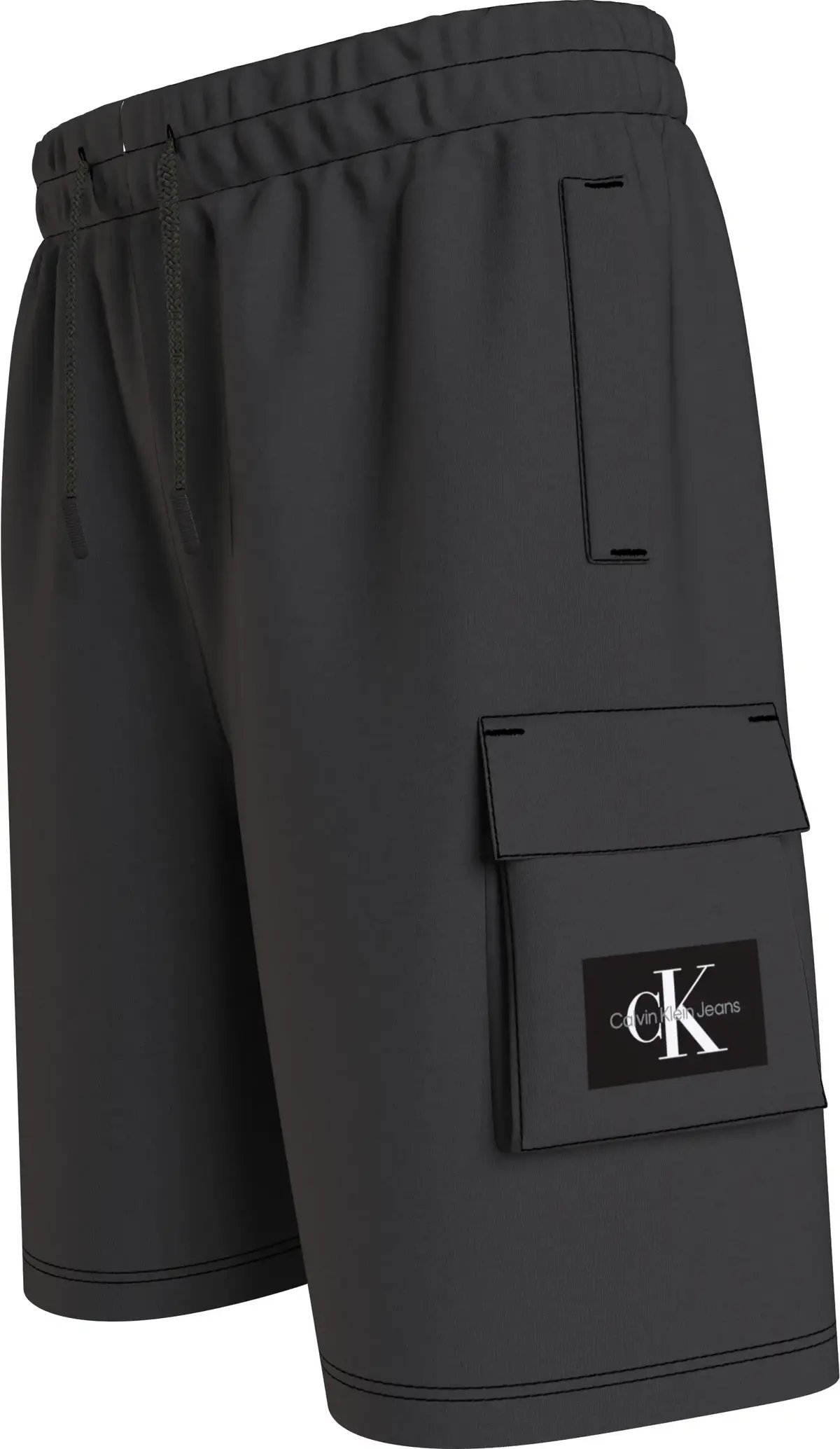 Calvin Klein BADGE JOGGER CARGO S Erkek Siyah Şort