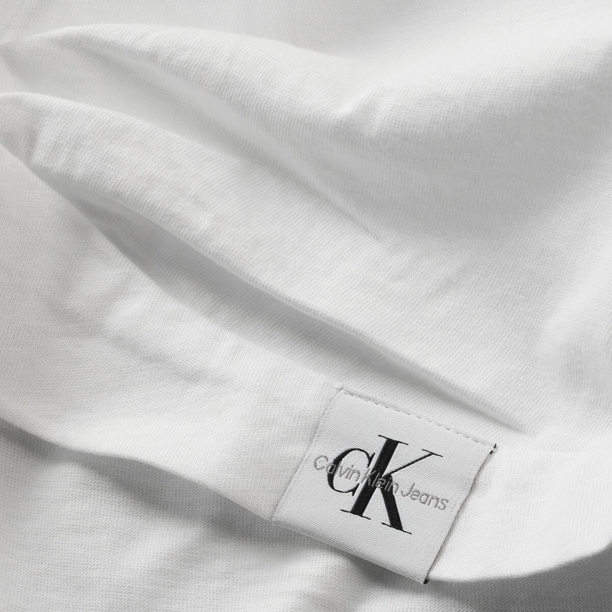 Calvin Klein MOVEMENT LABEL TWIST Kadın Beyaz T-Shirt