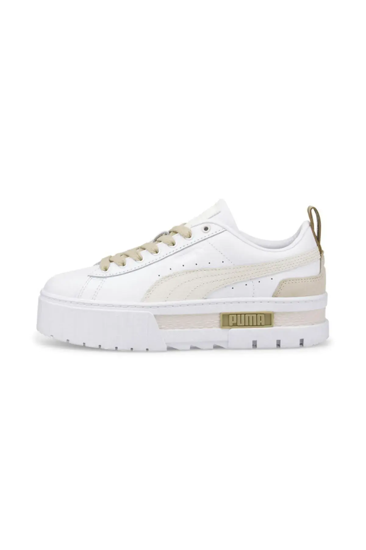 Puma Mayze Luxe Wns Beyaz Kadın Günlük Spor Ayakkabı
