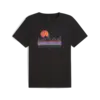 Puma GRAPHICS OUTDOOR UNISEX TEE Siyah Erkek T-Shirt & Polo