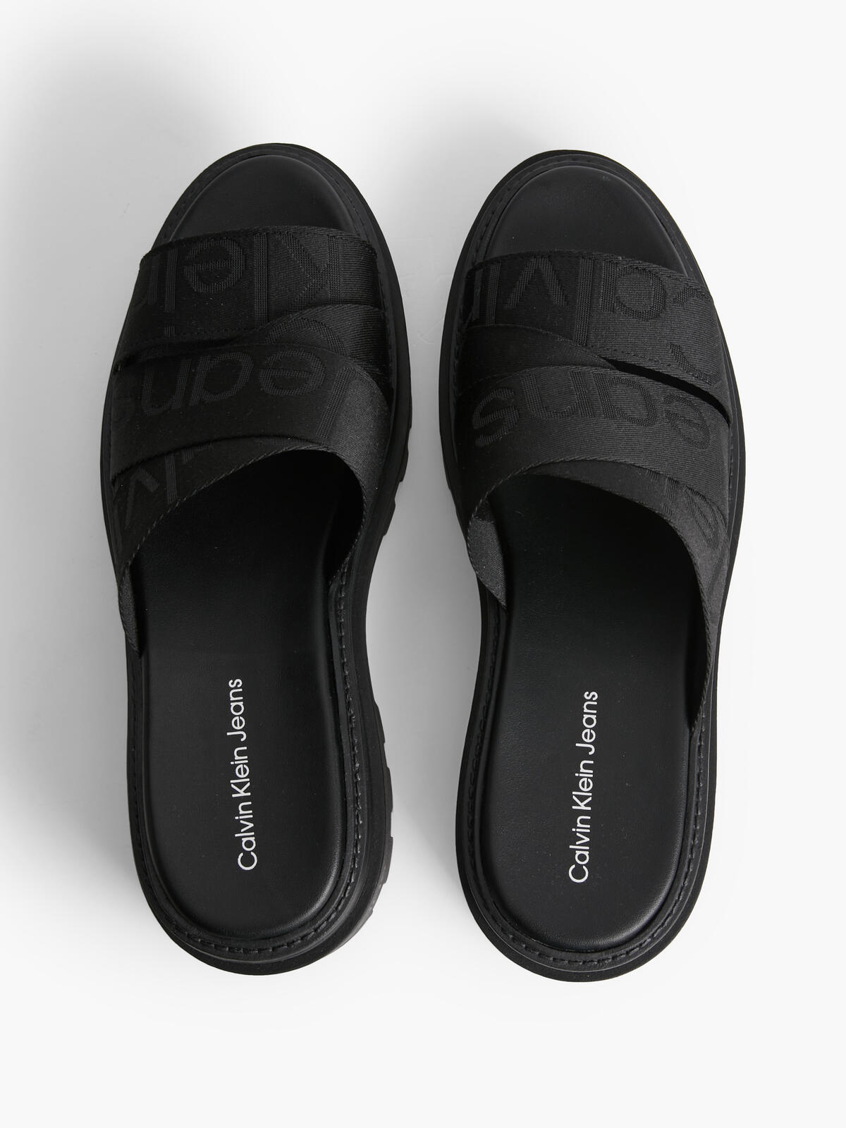 Calvin Klein TOOTHY COMBAT SANDAL Kadın Siyah Sandalet