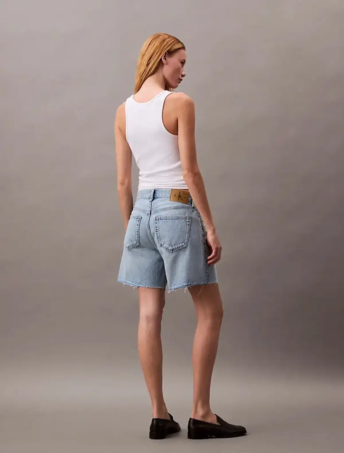 Calvin Klein SIGNATURE 90S FIT SHORT 6 IN RAM Kahverengi Kadın Şort