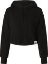 Calvin Klein RIB MIX TAB HOODIE Kadın Siyah Hoodie