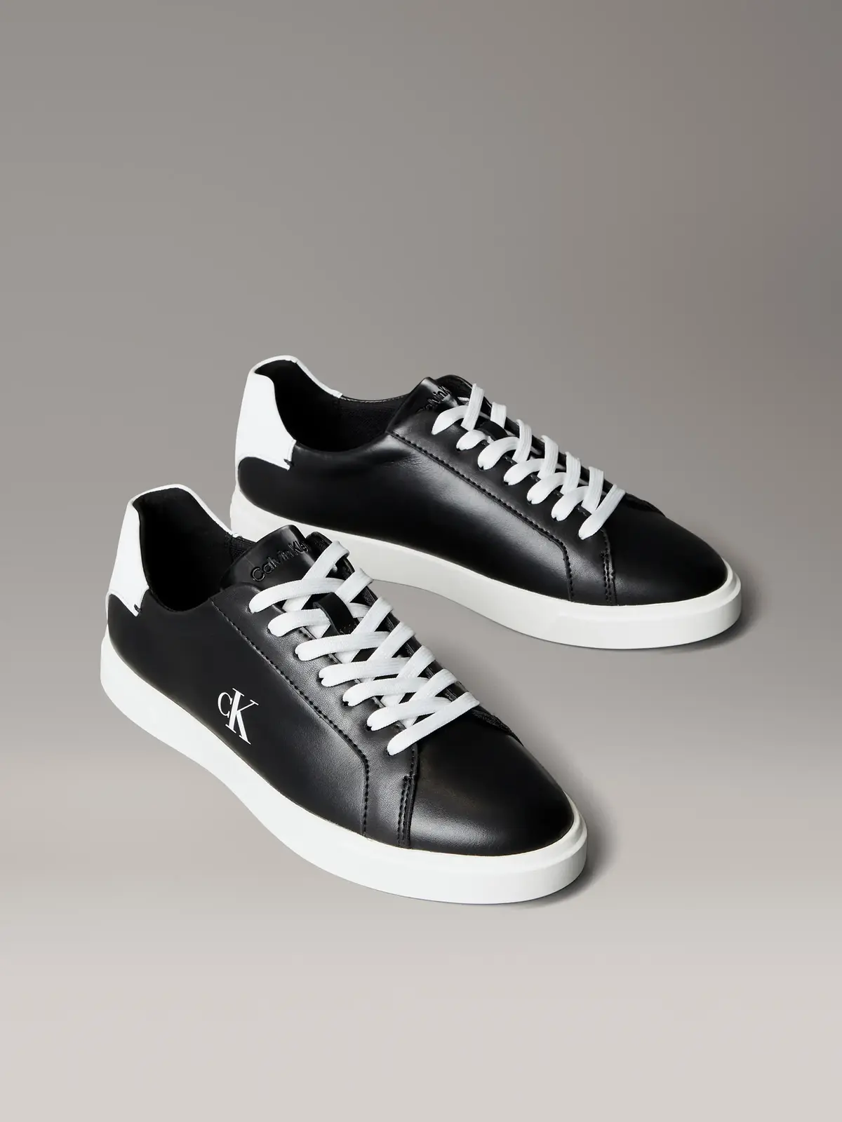 Calvin Klein LOW PRO CUPS LTH MG Siyah Kadın Spor Ayakkabı & Sneaker