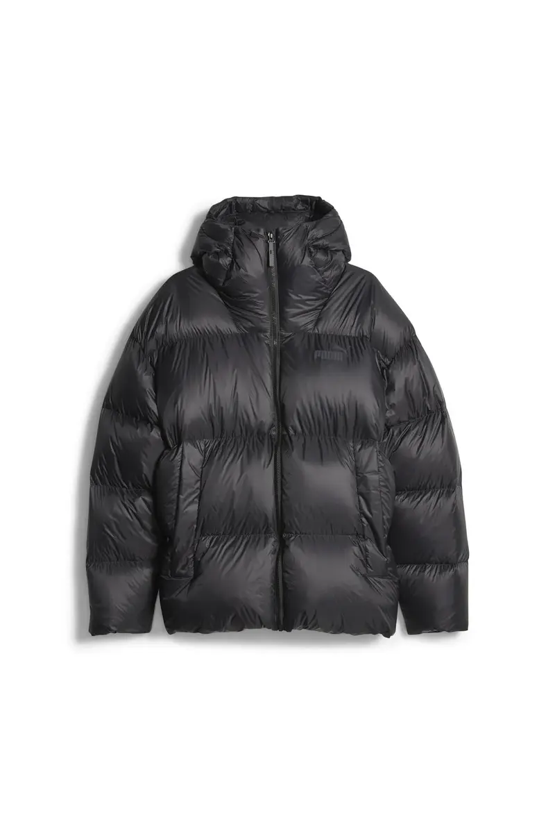 Puma Hooded Ultra Down Puffer Jacket Siyah Erkek Kapüşonlu Şişme Mont