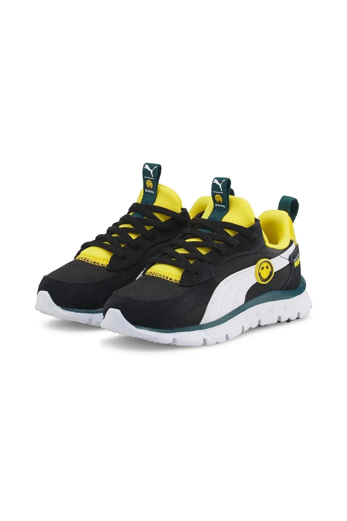Puma Wr Flex Slip On Smıleyworld Ps Siyah Çocuk Çocuk Günlük Spor Ayakkabı